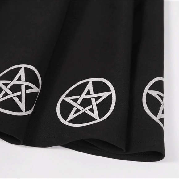 Magic Pentagram Gothic Witch Women's Skirt